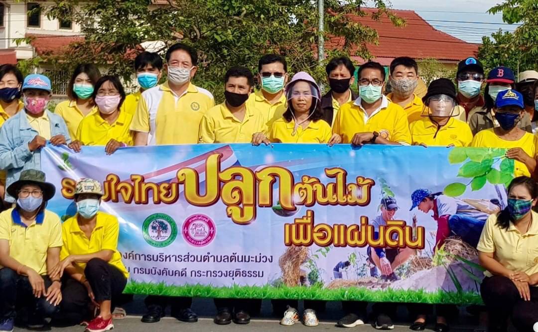 ﻿สำนักงานบังคับคดีจังหวัดเพชรบุรี จัดกิจกรรมปลูกต้นไม้ประจำปีของชาติ